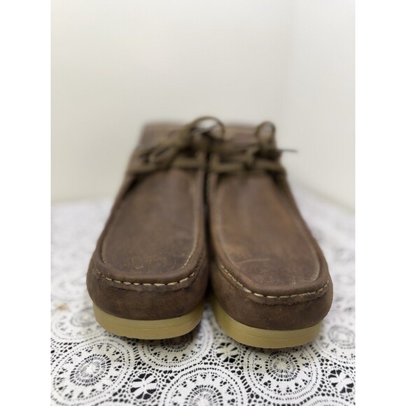 Clarks Mens 11.5M J Stinson Hi Brown Beeswax Juane Miel Leather Chukka Boots main image 14